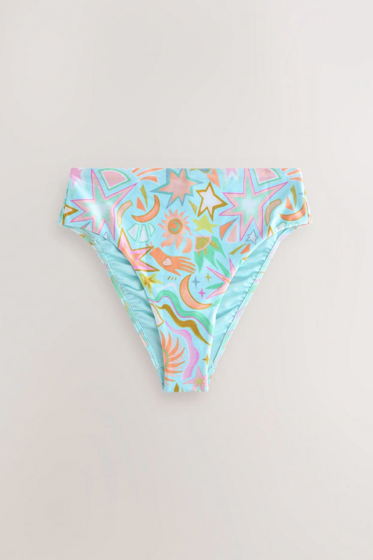 Blue Dreamer High Waist Brief