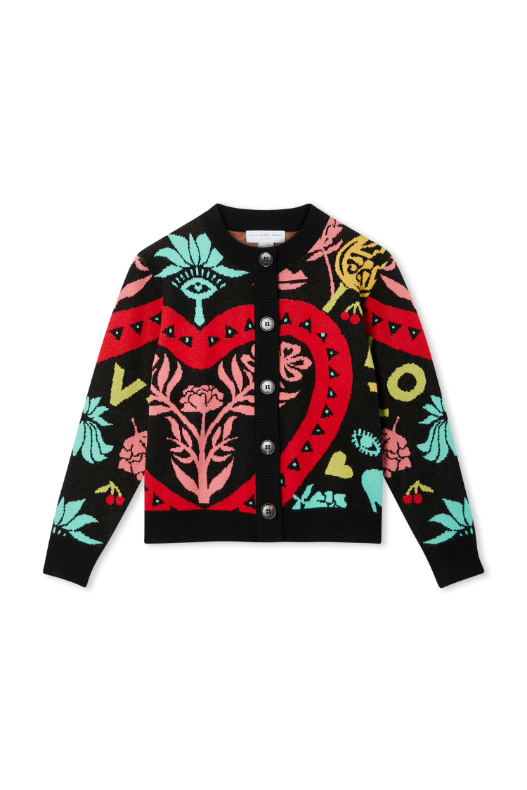 Black Amara Hollie Cardigan