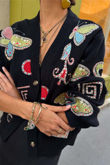 Black Astra Hannah Cardigan