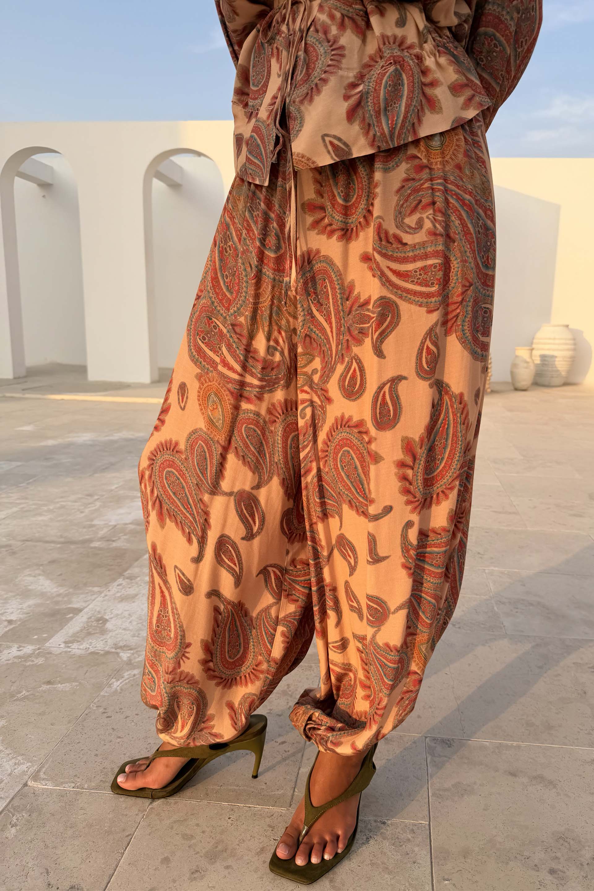 Paisley Balloon Trousers