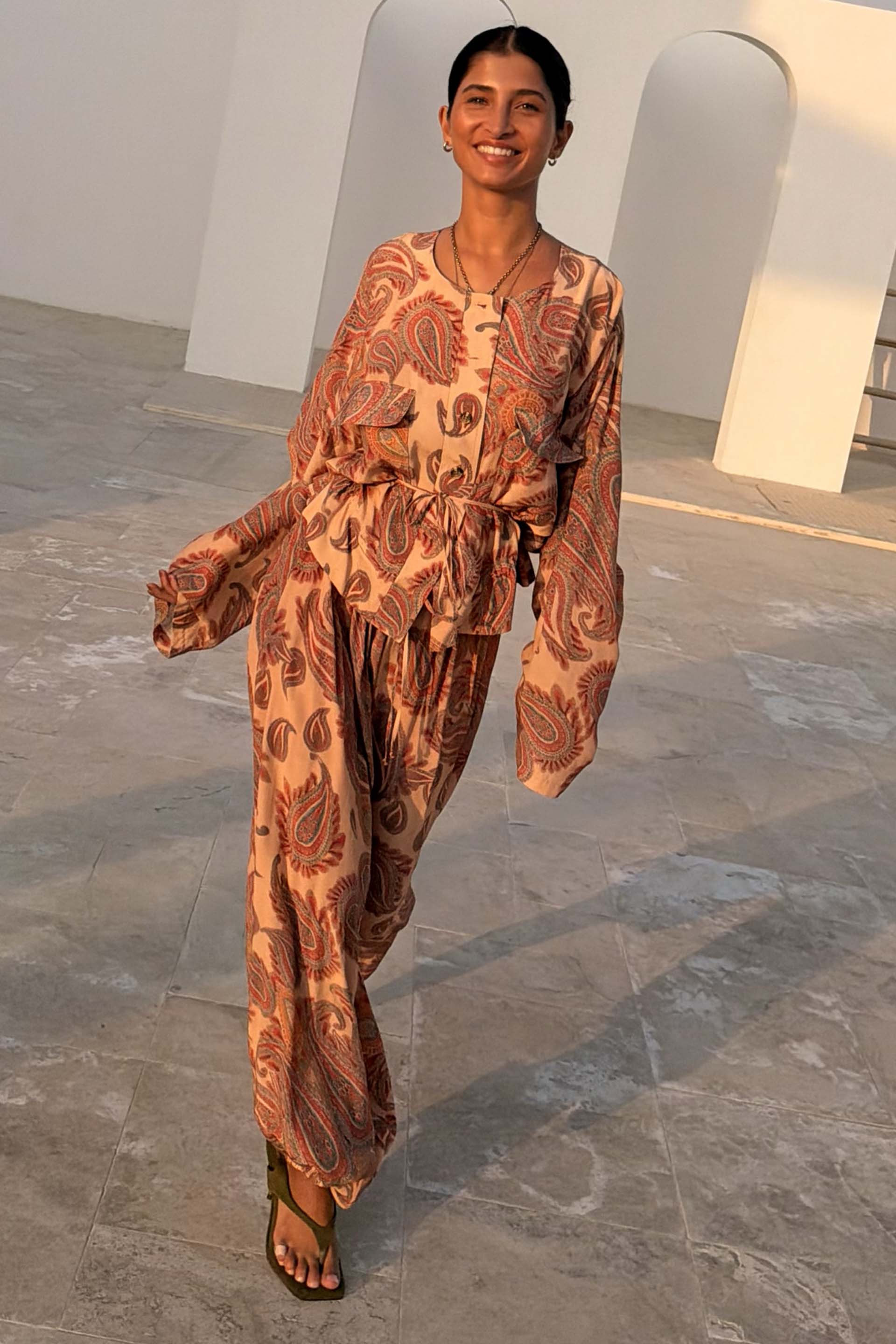Paisley Balloon Trousers