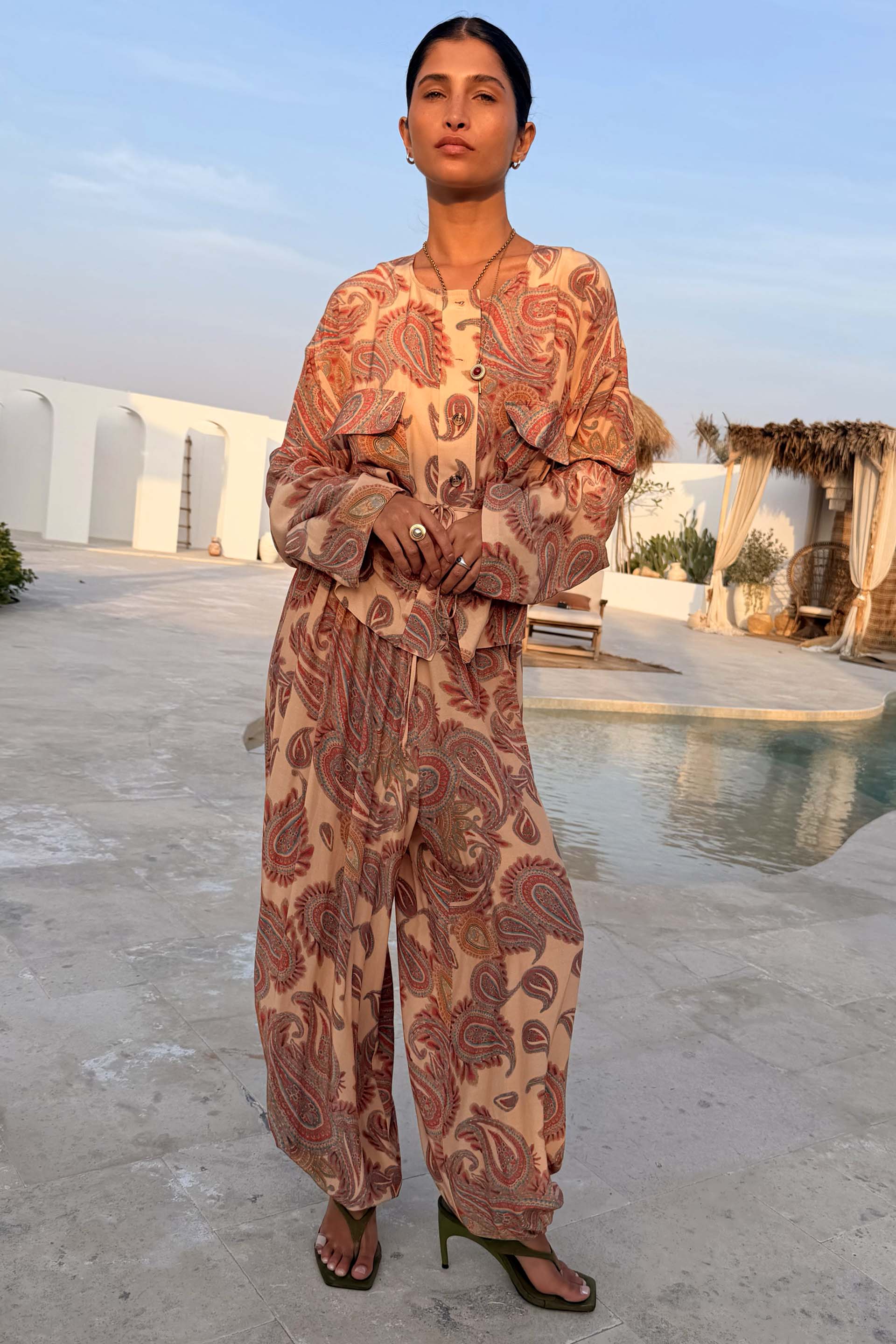 Paisley Balloon Trousers