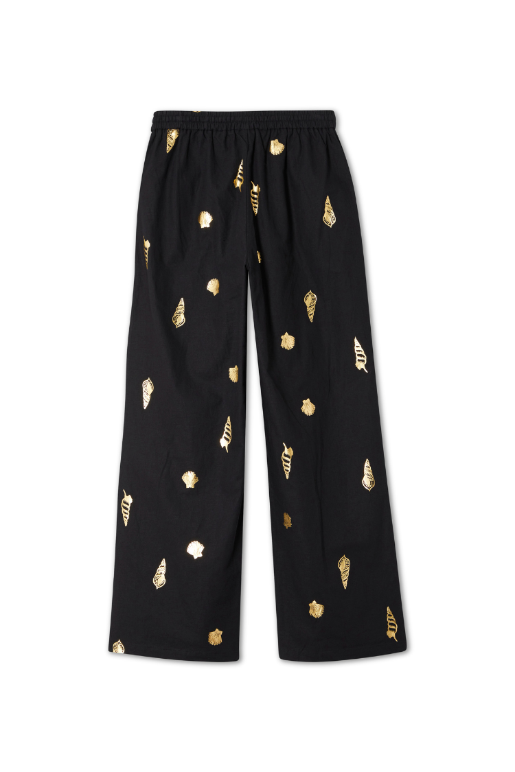 Black Shell Elissa Trousers