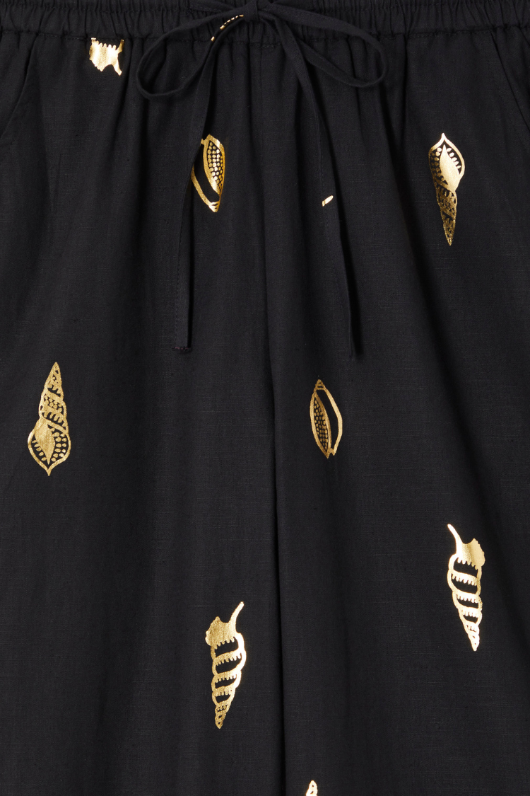 Black Shell Elissa Trousers