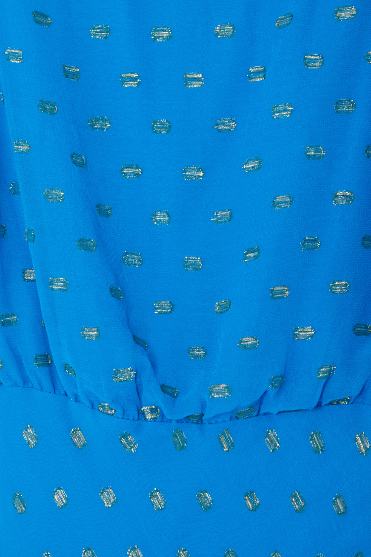Blue Jacquard Tilly Dress