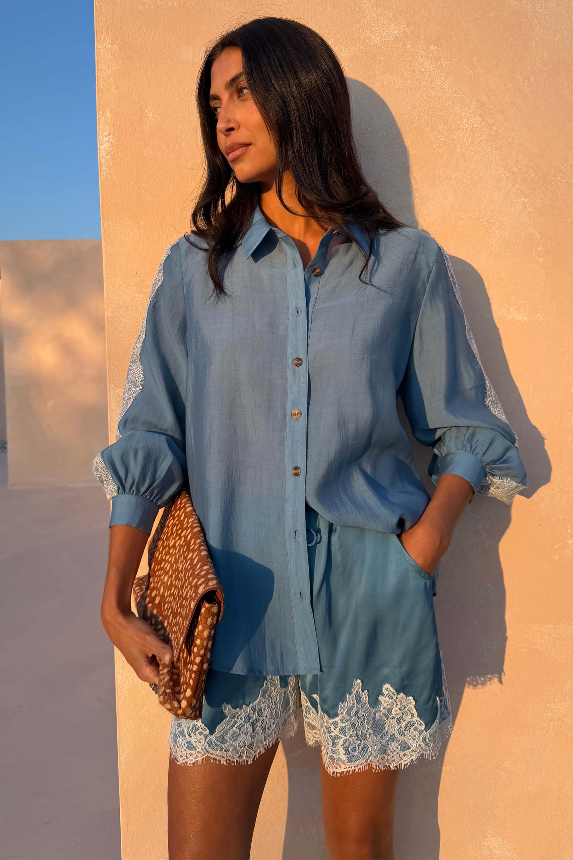 Blue Lace Marley Shirt