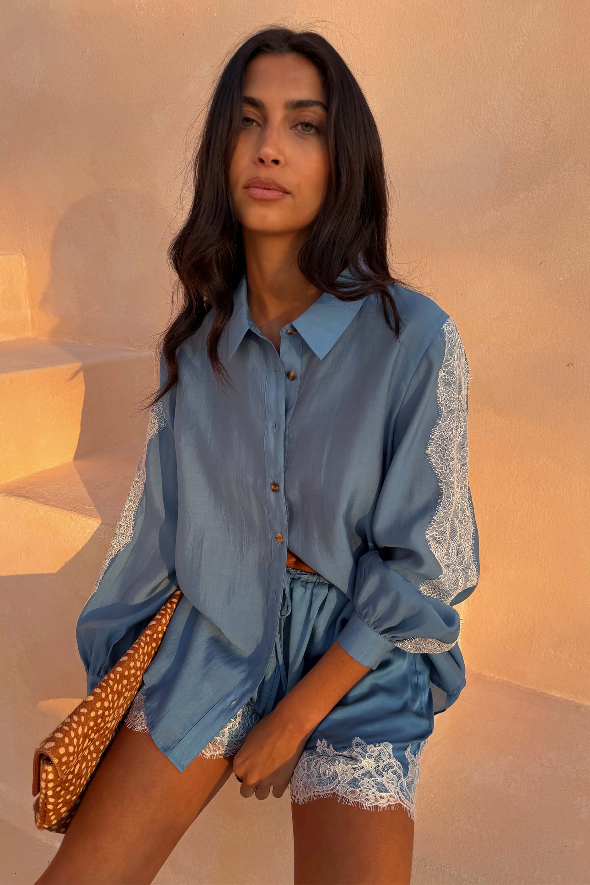 Blue Lace Marley Shirt