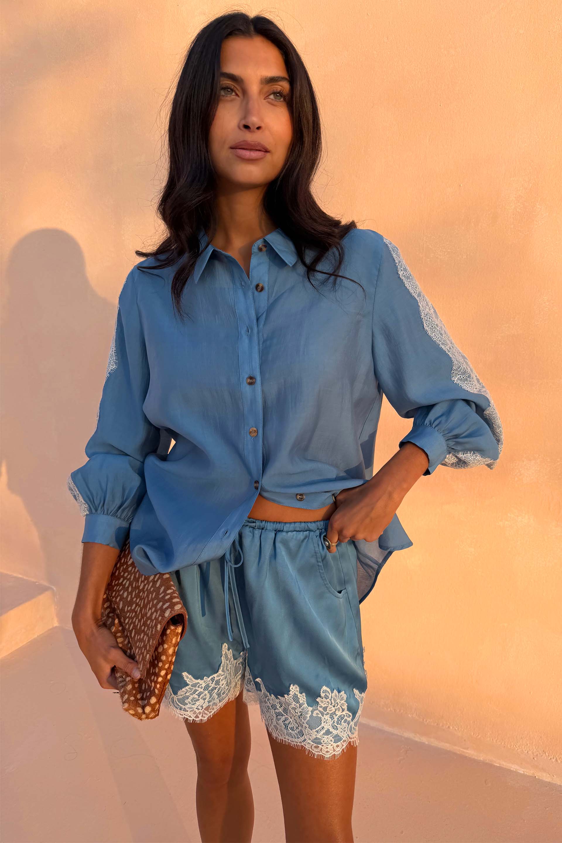 Blue Lace Marley Shirt