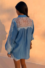Blue Lace Marley Shirt