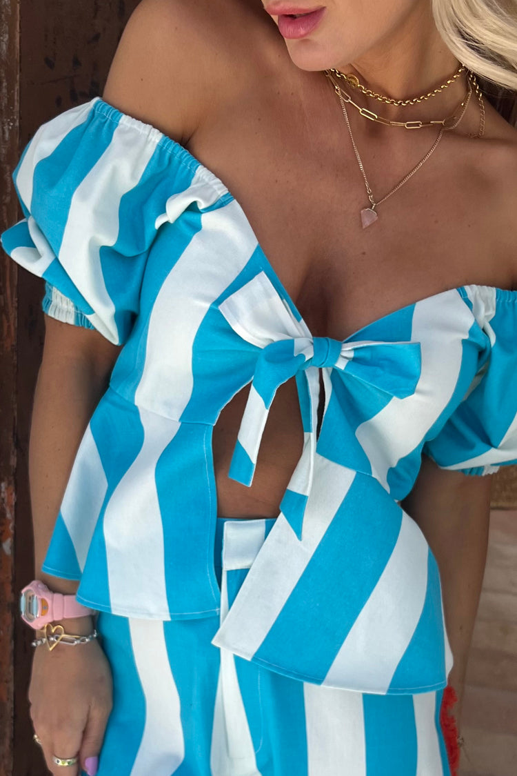 Blue Stripe Kiki Top