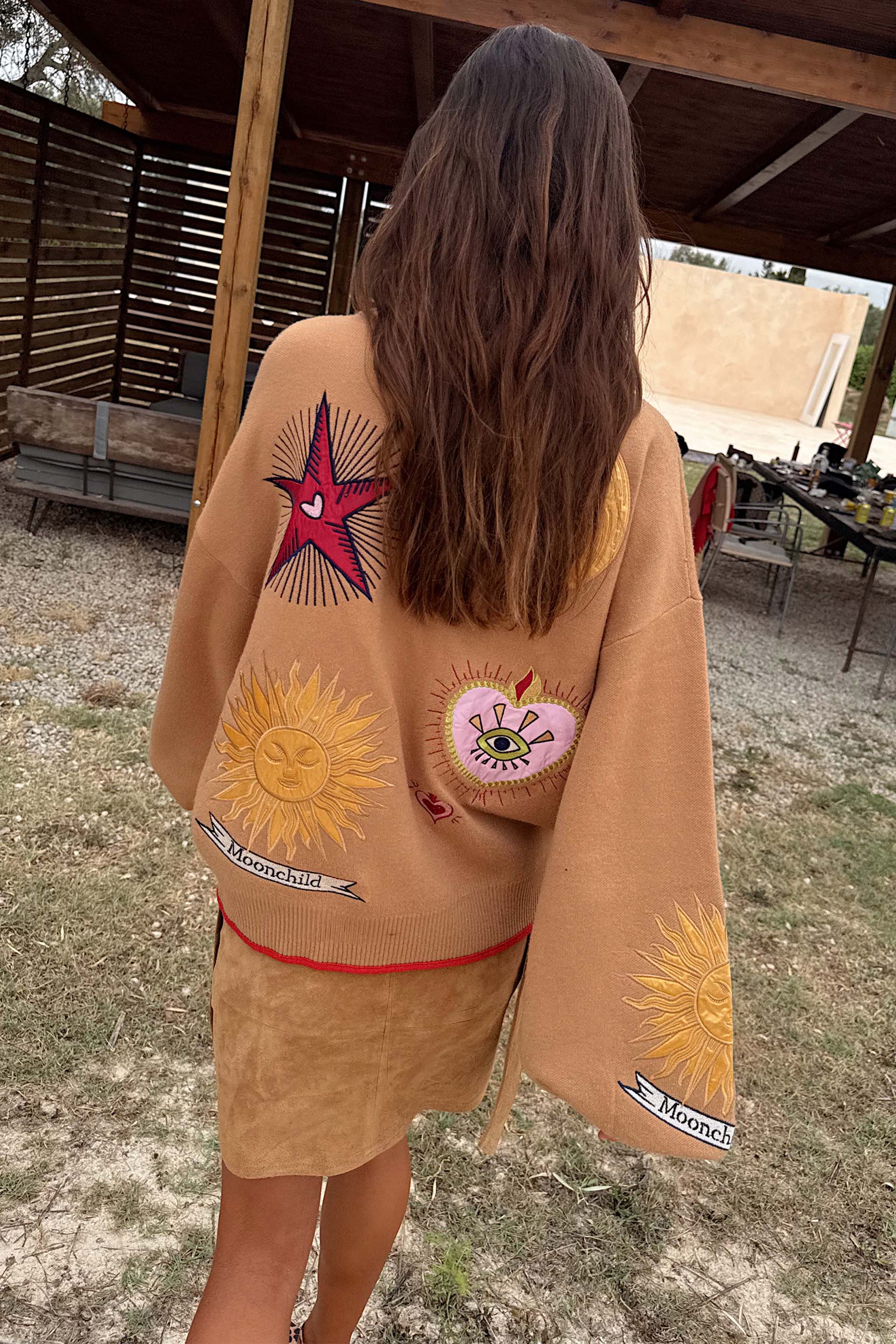 Camel Mystical Cardigan