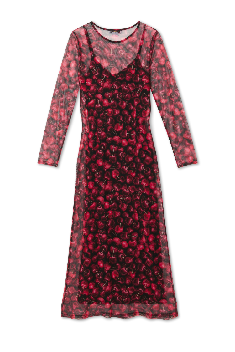 Cherry Mesh Soho Dress