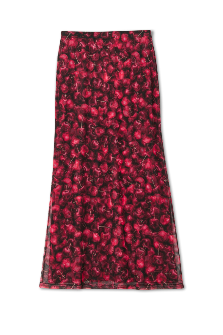 Cherry Mesh Dorris Skirt
