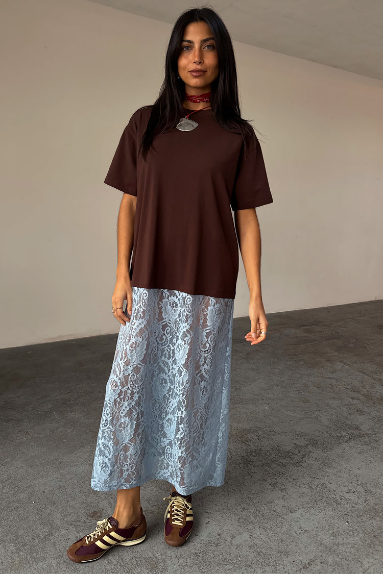 Chocolate Cara T Shirt Dress