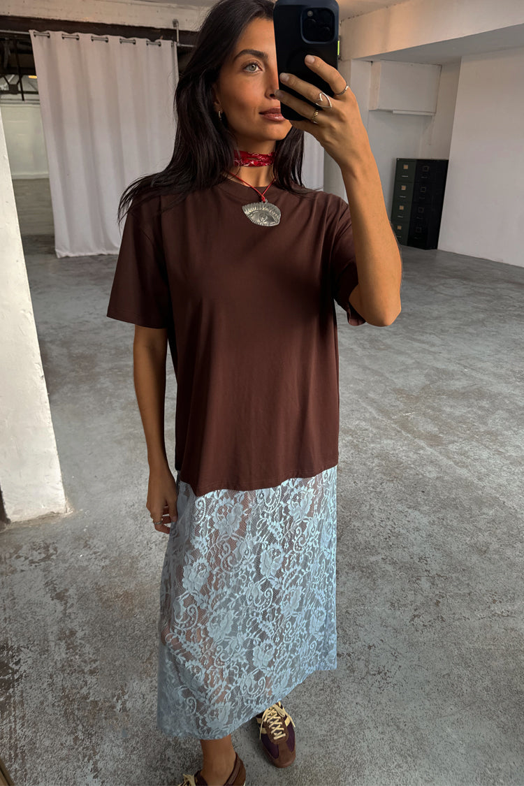 Chocolate Cara T Shirt Dress