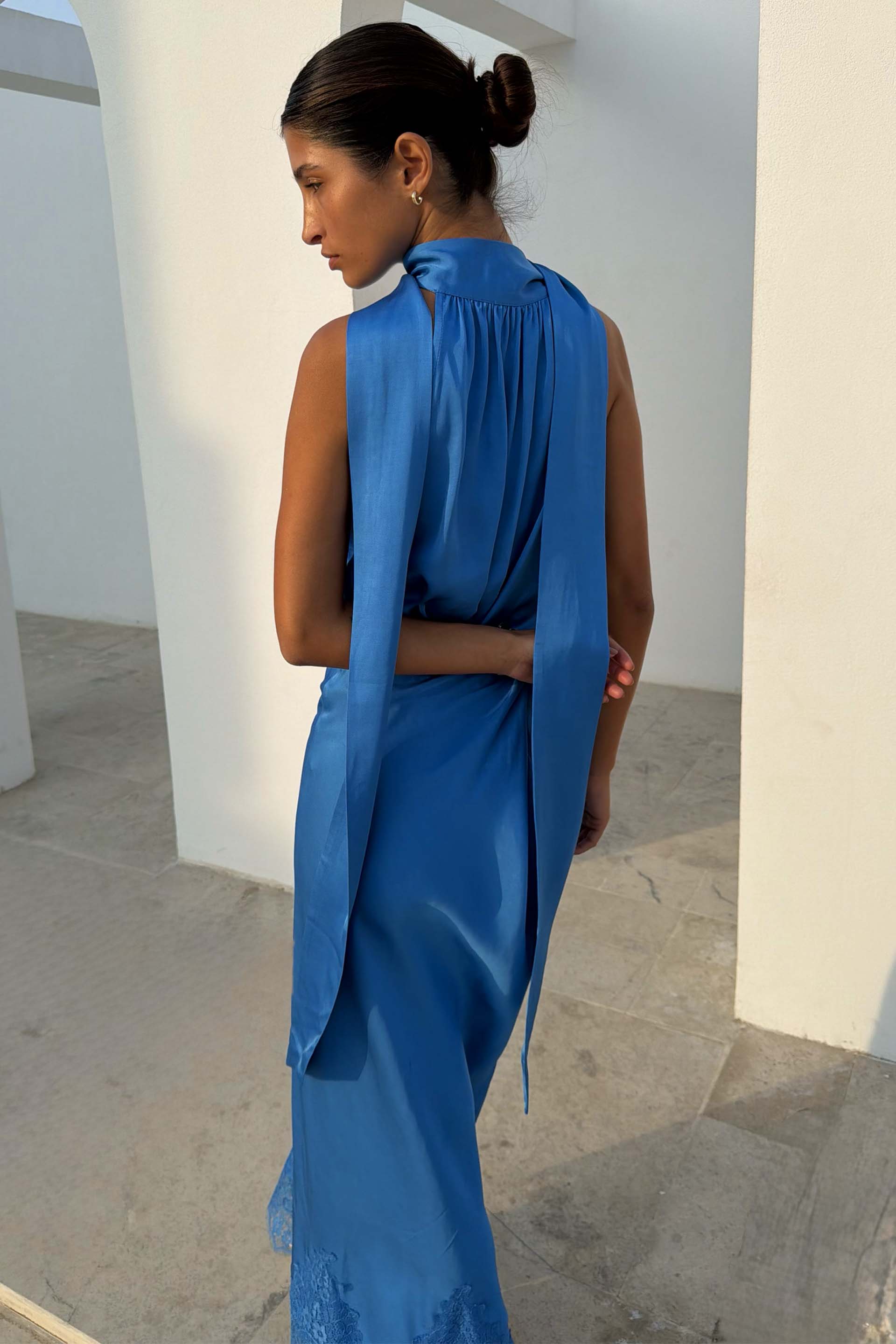 Cobalt Lily Top