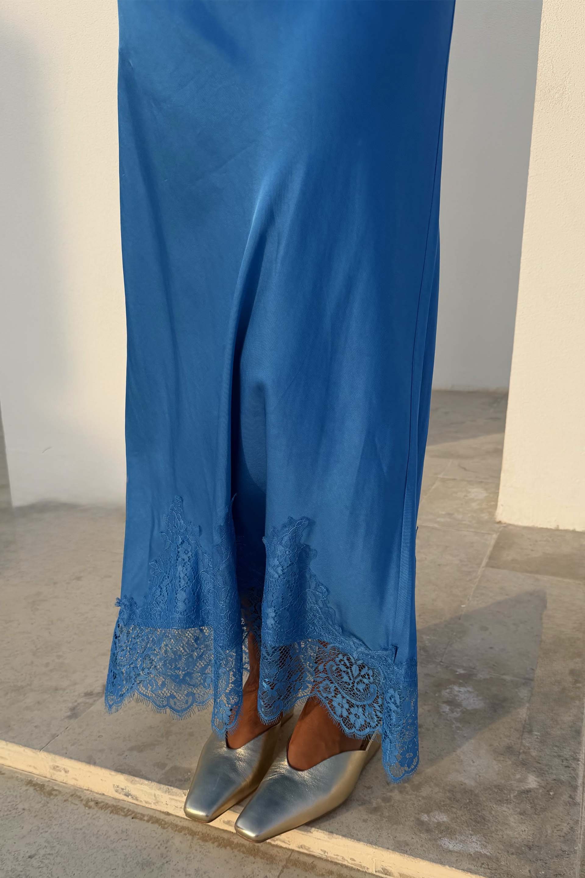 Cobalt Maeva Midi Skirt