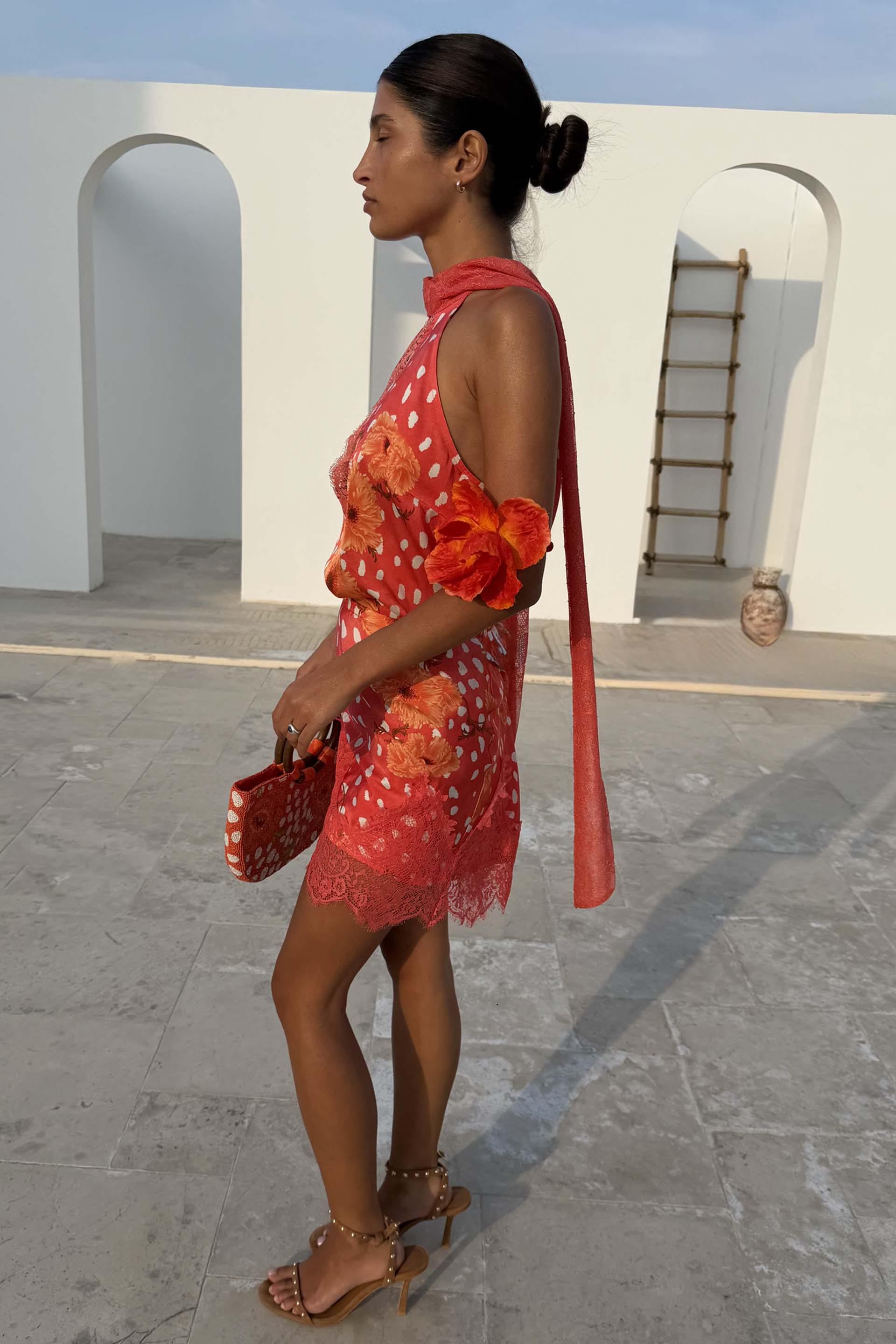 Coral Deer Poppy Mini Maeva Skirt