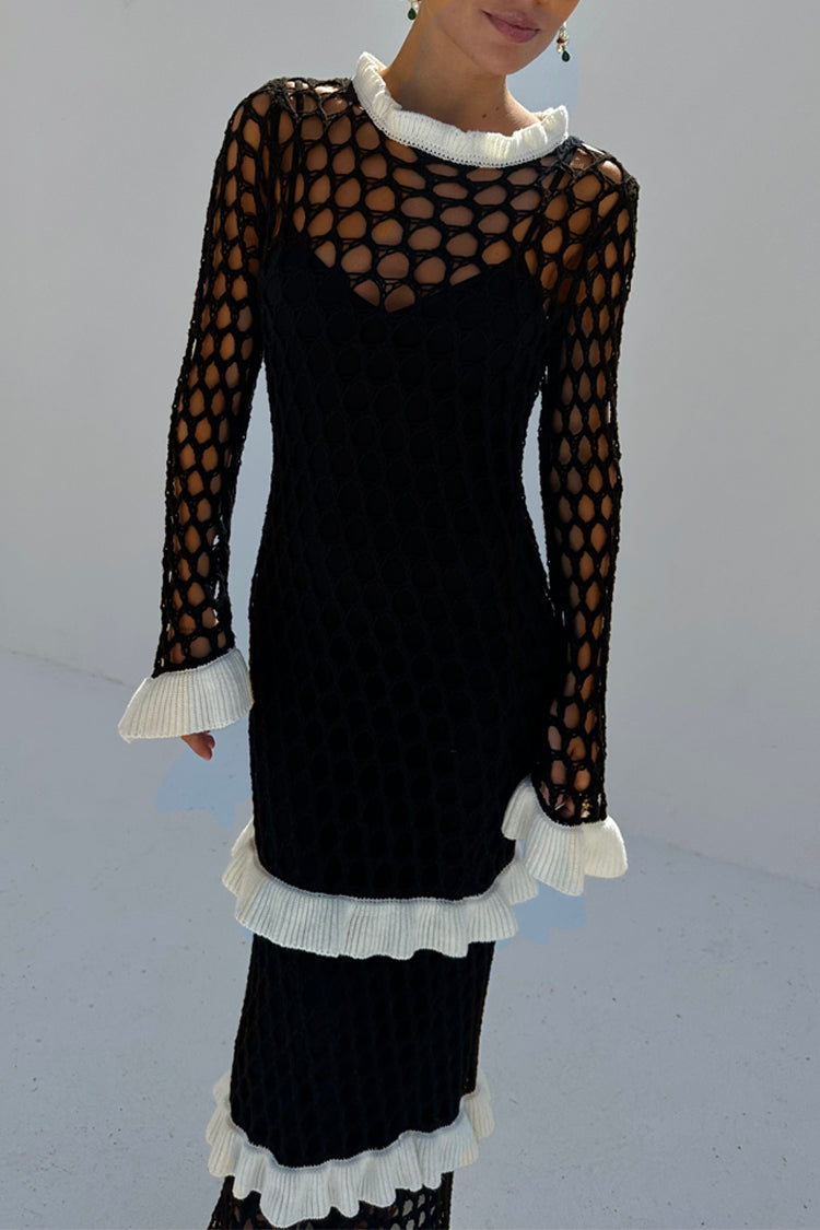 Mono Crochet Chloe Dress Petite