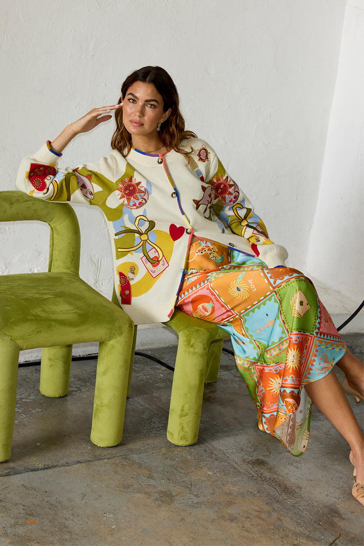Multi Enchanted Cardigan