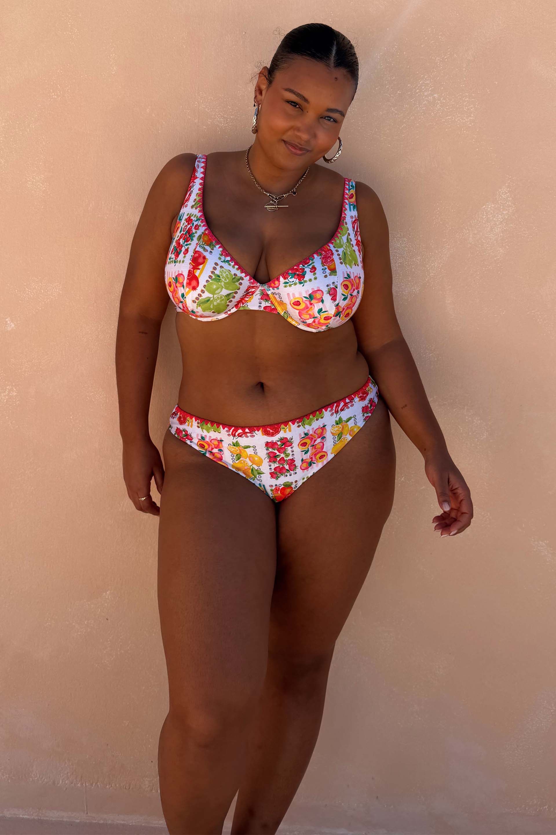 Fruit Stamps Bikini Top