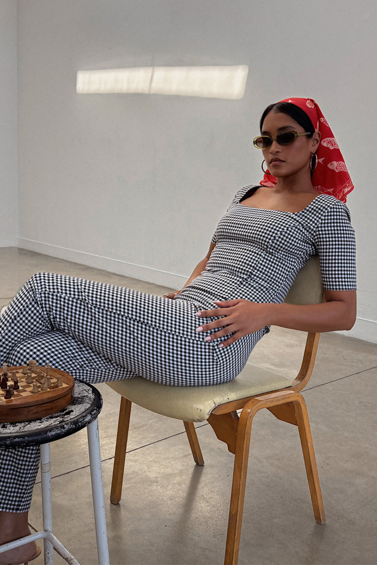 Gingham Top