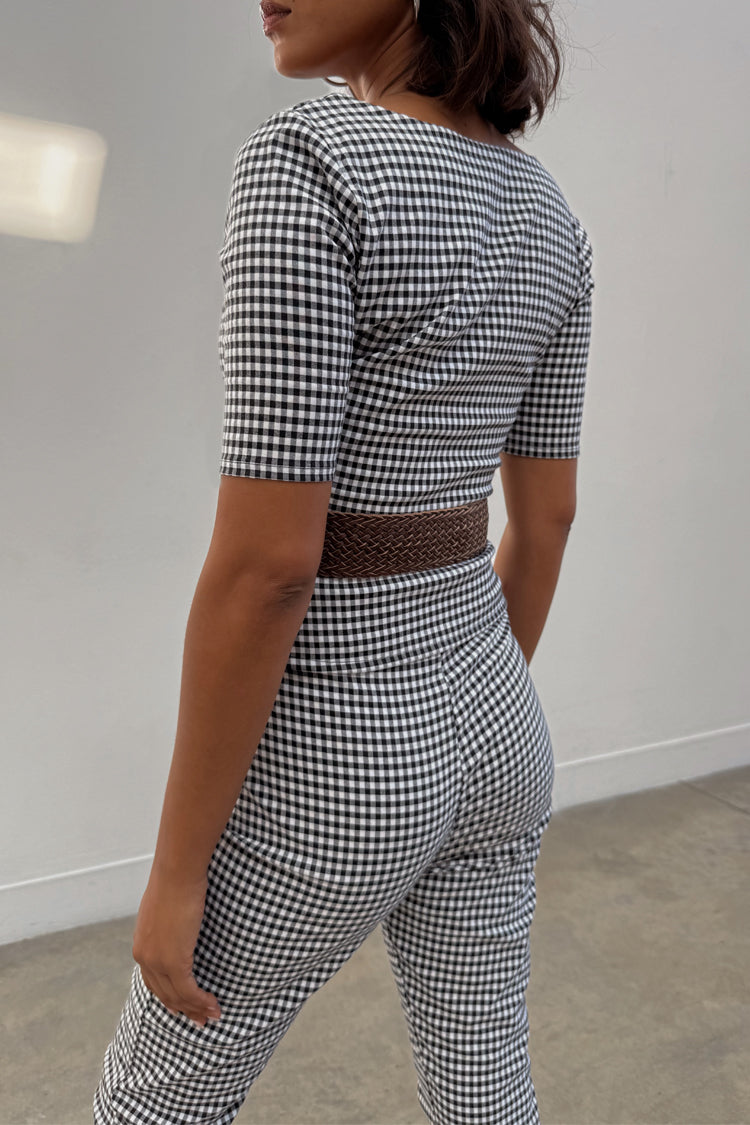 Gingham Trousers