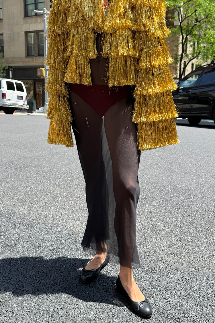 Gold Fringe Jacket