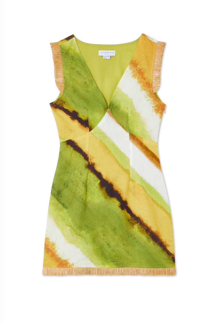 Green Ombre Deia Dress