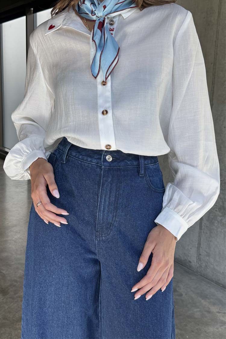 Blue Denim Pallazzo Jan Jean