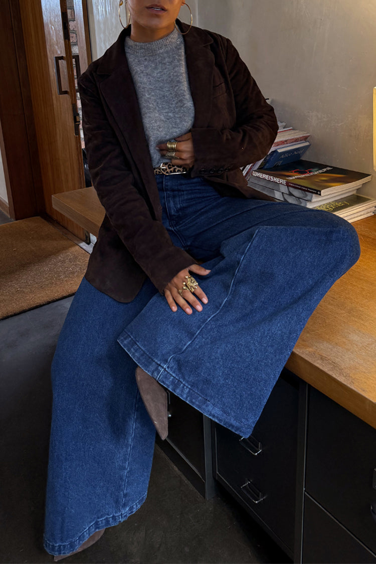 Blue Denim Pallazzo Jan Jean
