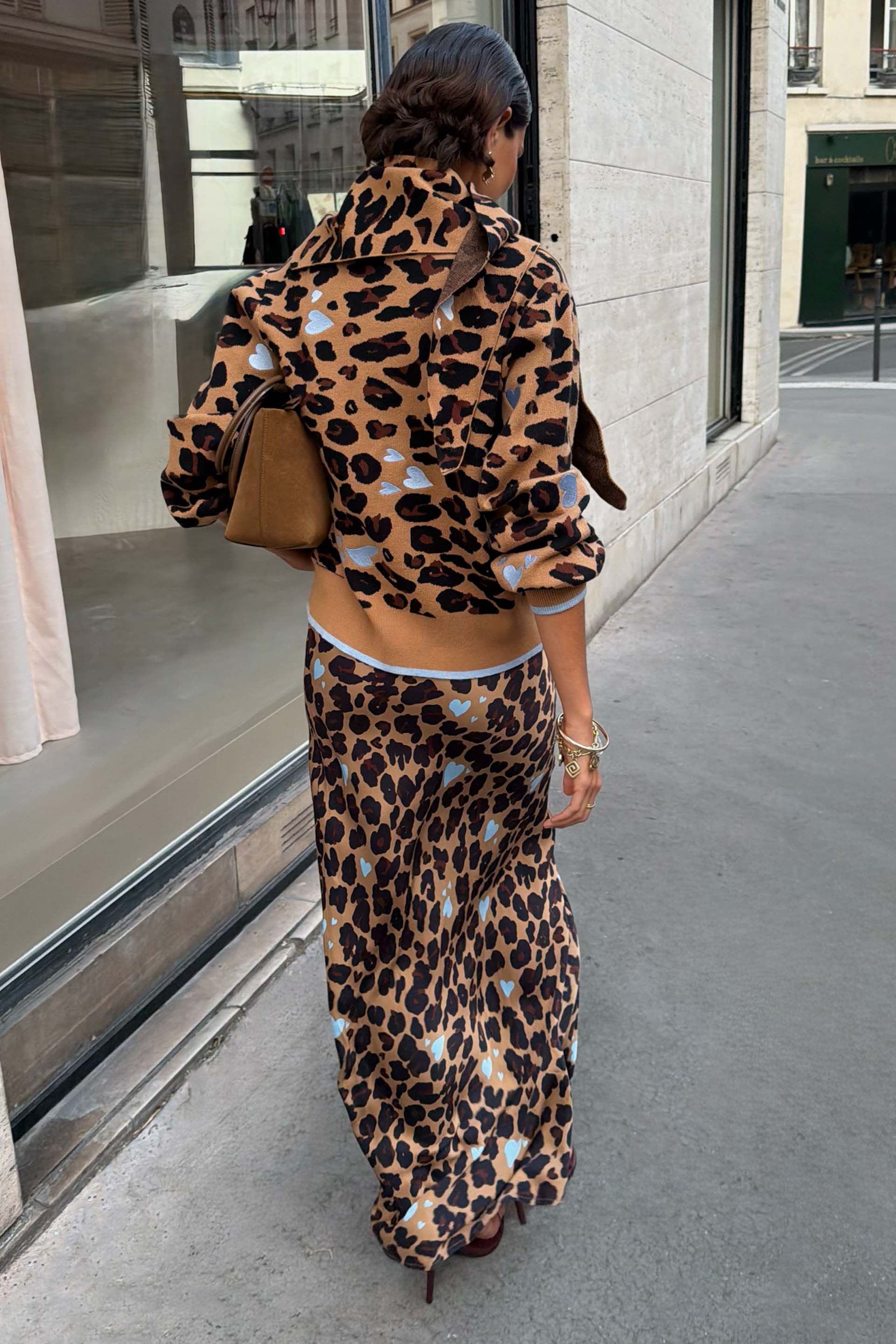 Heart Leopard Dorris Skirt