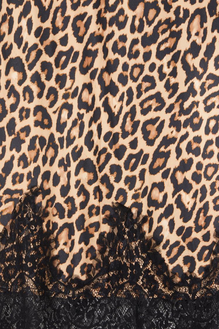 Leopard Lace Midi Maeva Skirt