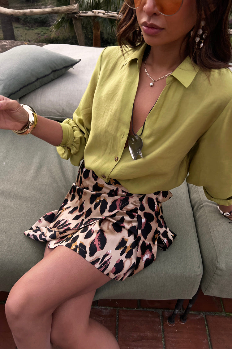 Leopard Mini Jaspre Skirt