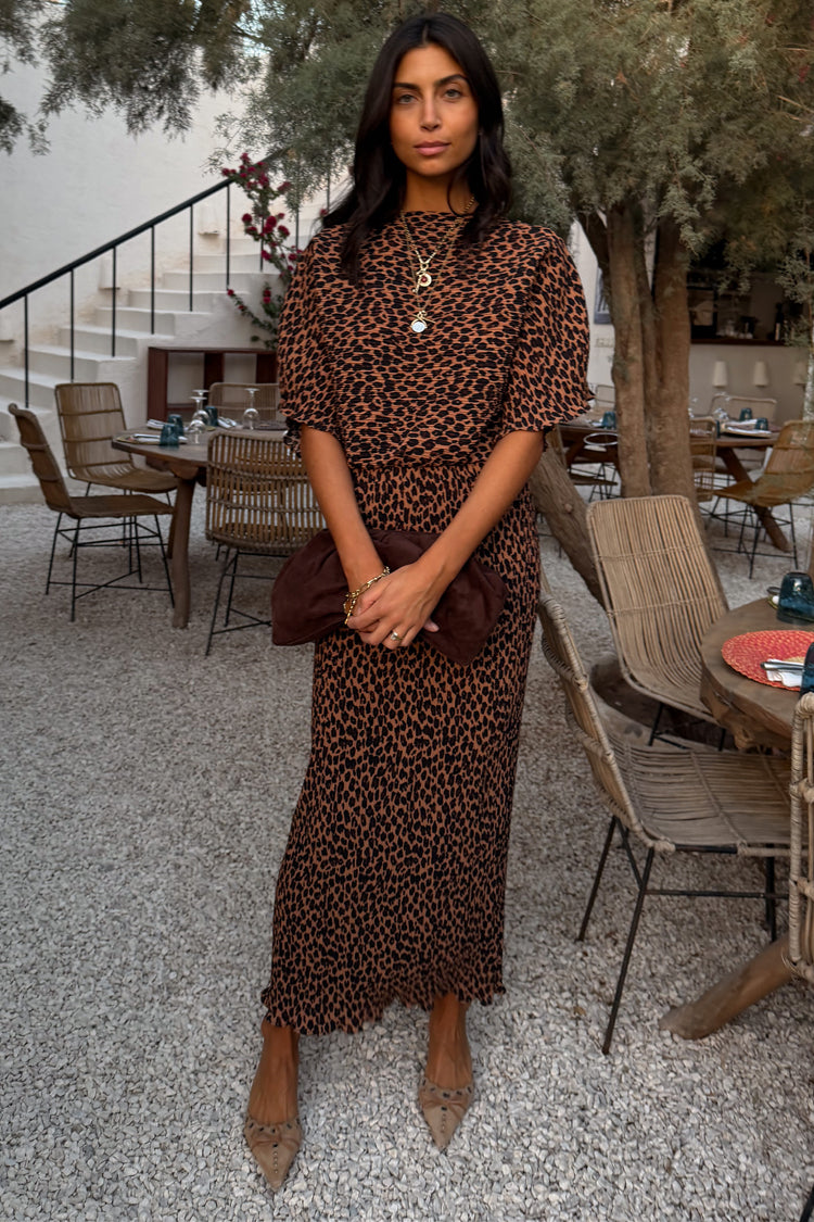 Lucia Leopard Tilly Dress