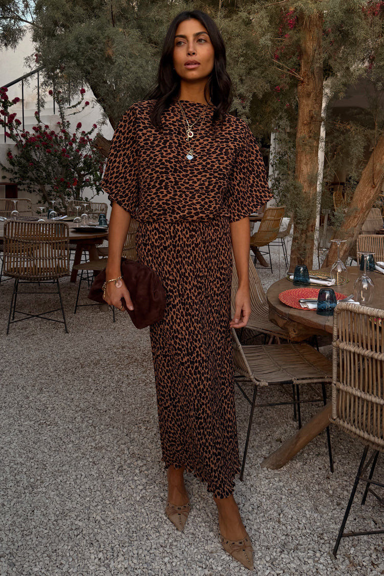 Lucia Leopard Tilly Dress
