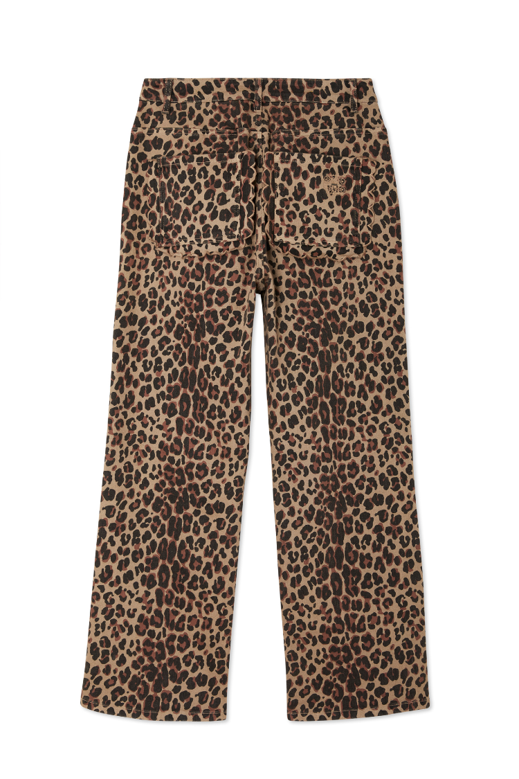 Leopard Lucia Scallop Detail Jeans