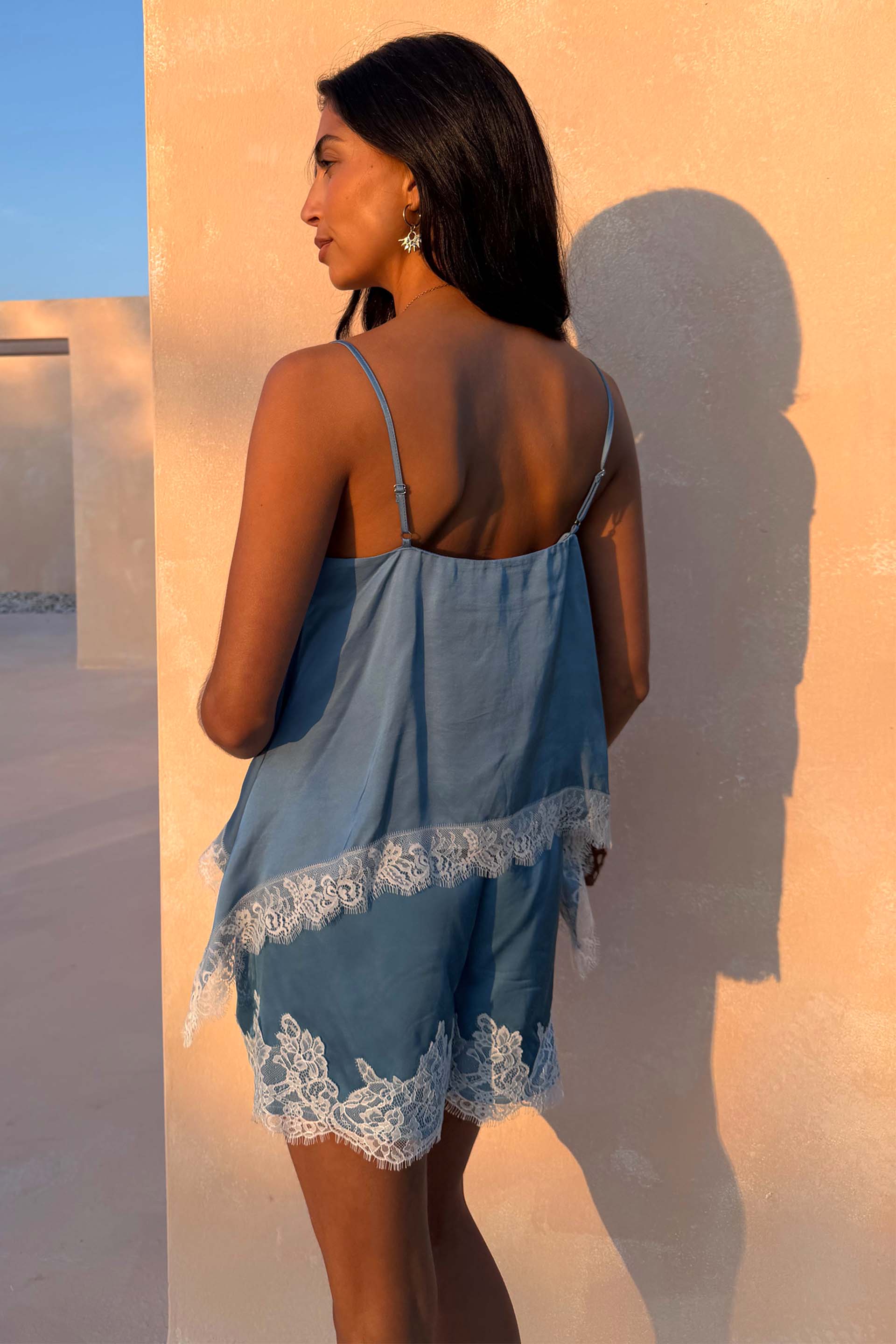 Blue Lace Swing Cami