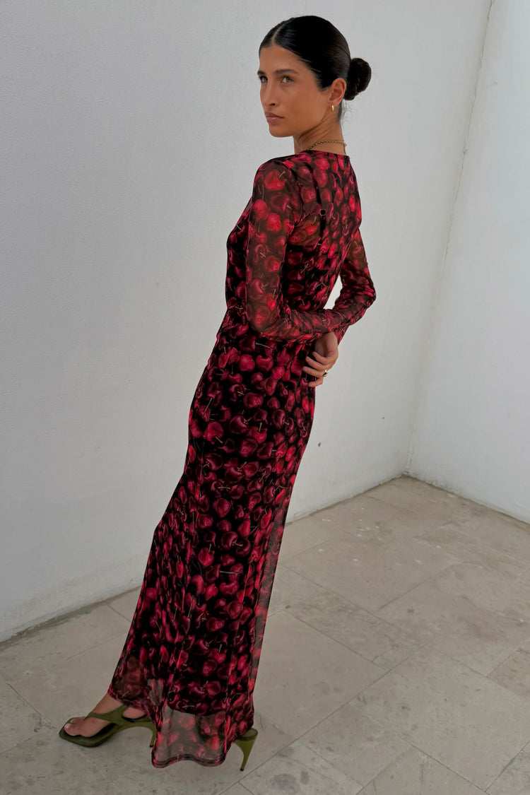 Cherry Mesh Soho Dress