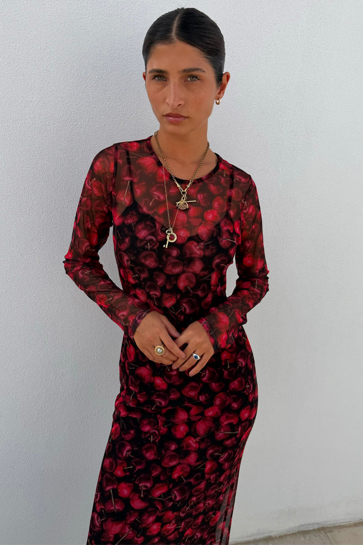 Cherry Mesh Soho Dress