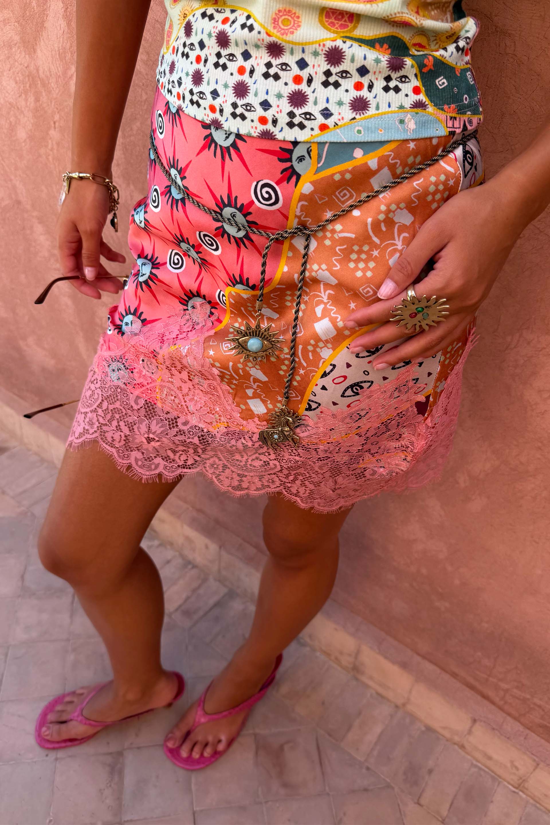 Pastel Morocco Mini Maeva Skirt