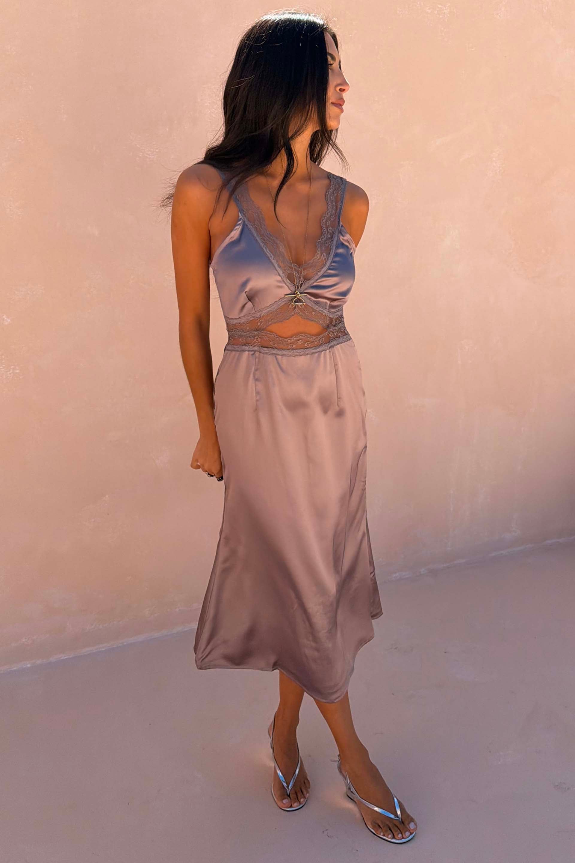 Mink Mimi Dress Petite