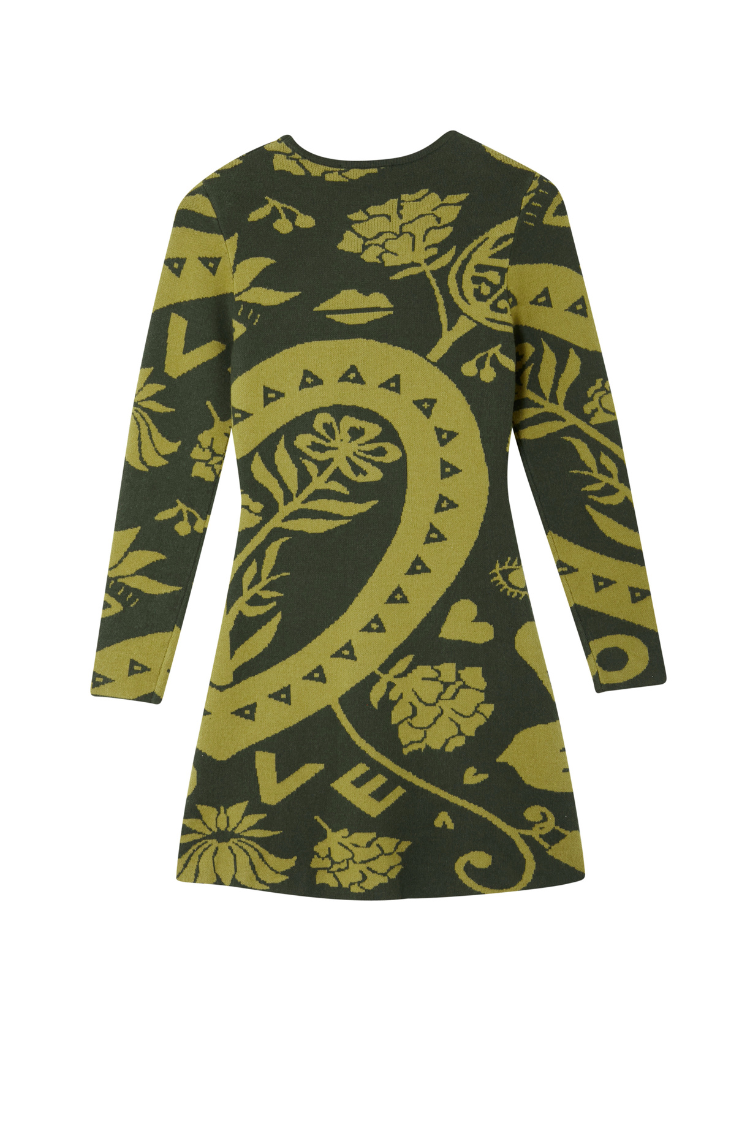 Olive Amara Knit Mini Dress