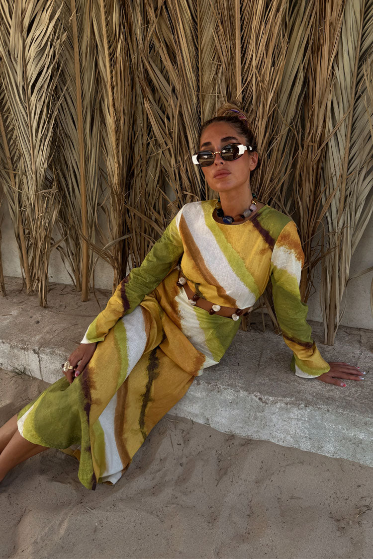 Green Ombre Alba Dress
