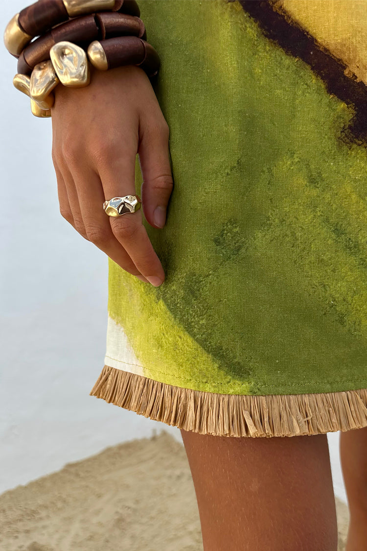 Green Ombre Deia Dress