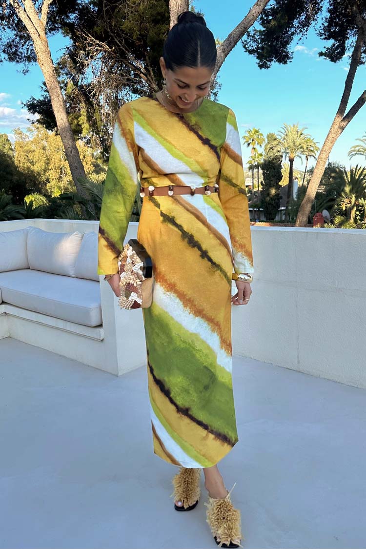 Green Ombre Alba Dress