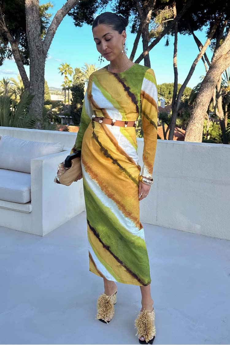 Green Ombre Alba Dress