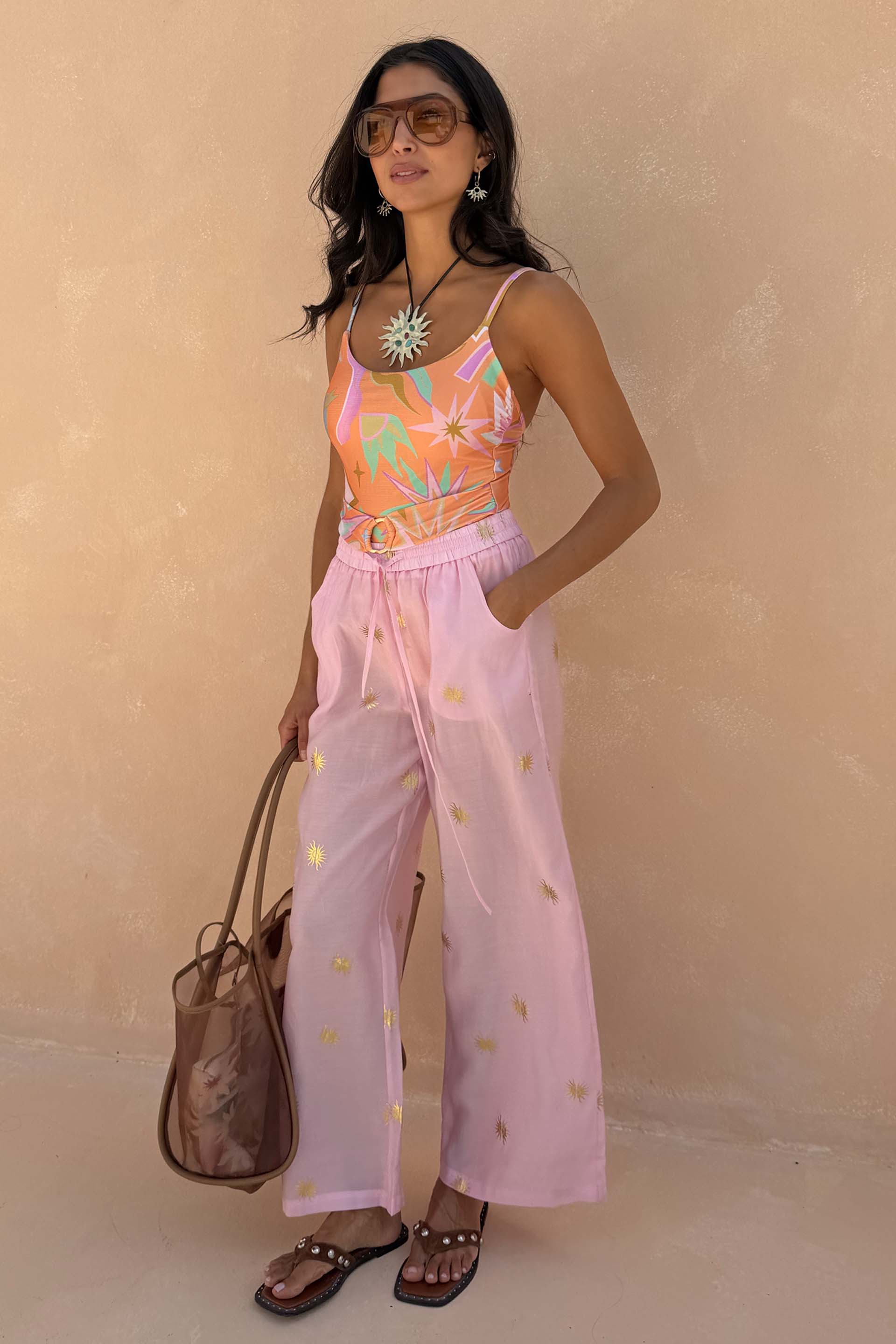 Orange Dreamer Scoop Swimsuit