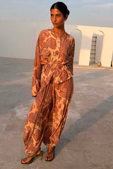 Paisley Balloon Trousers
