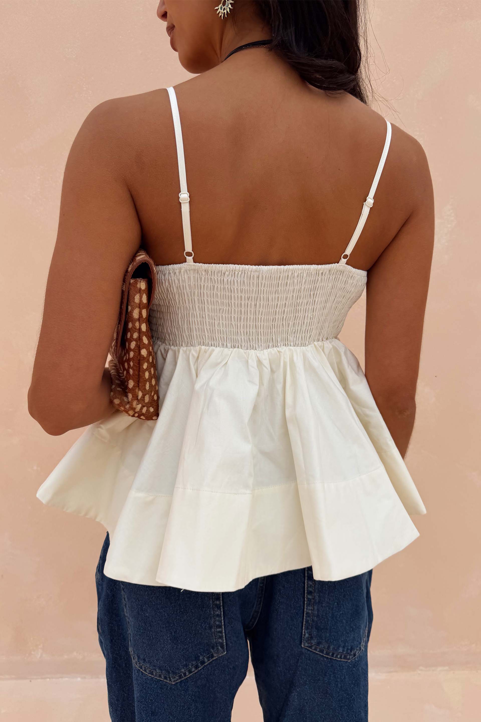 Ivory Palm Nara Top